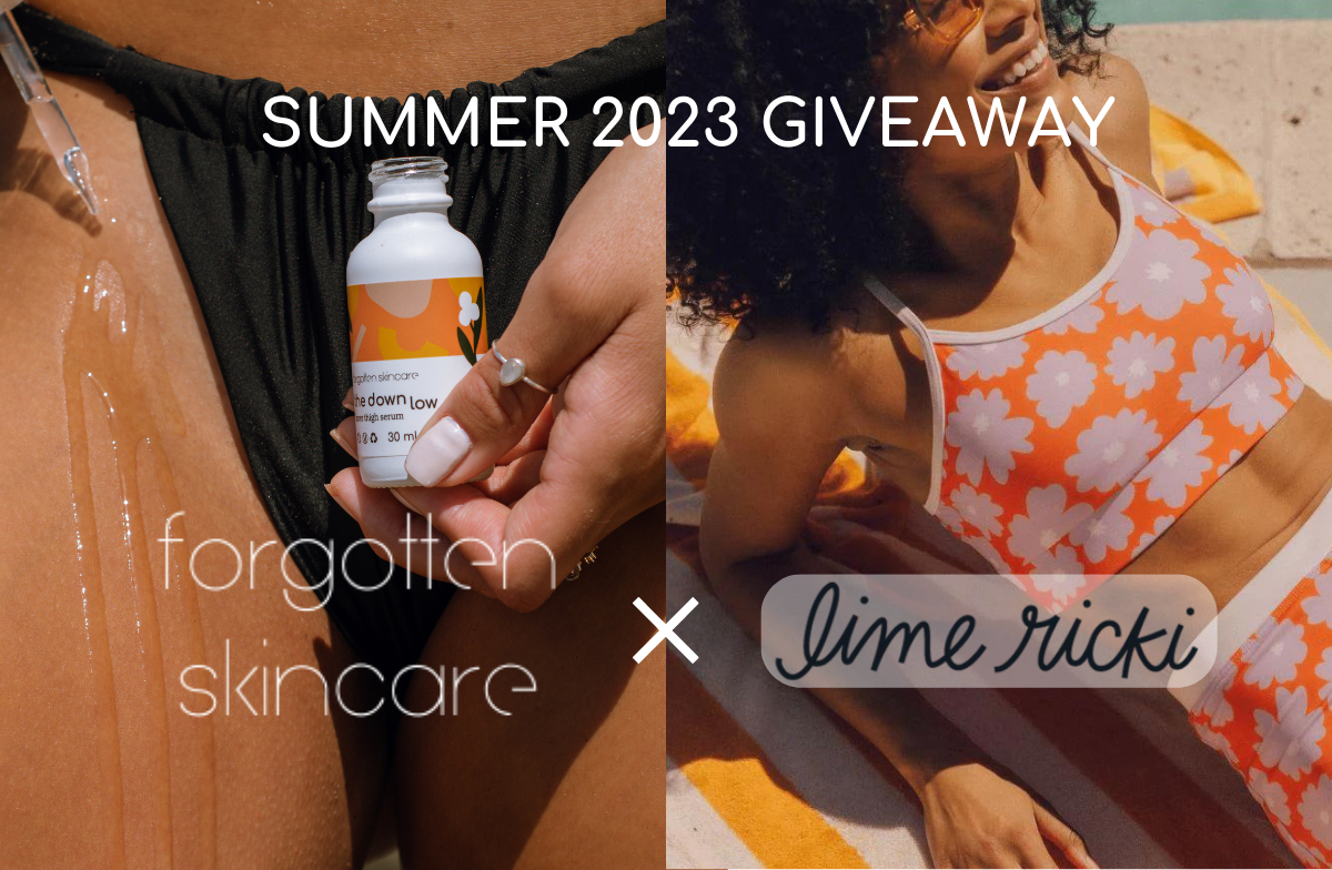 Summer 2023 Giveaway between Forgotten Skincare and Lime Ricki